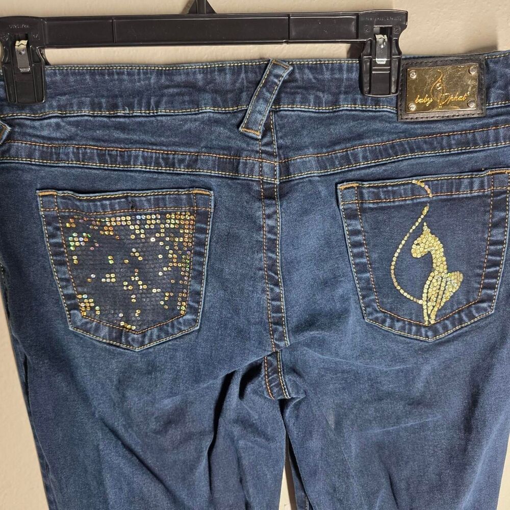 Baby-phat Women's Blue Trousers - Picture 4 of 5